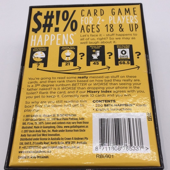 S#!% Happens Adult Card Game 18+ - Picture 5 of 6